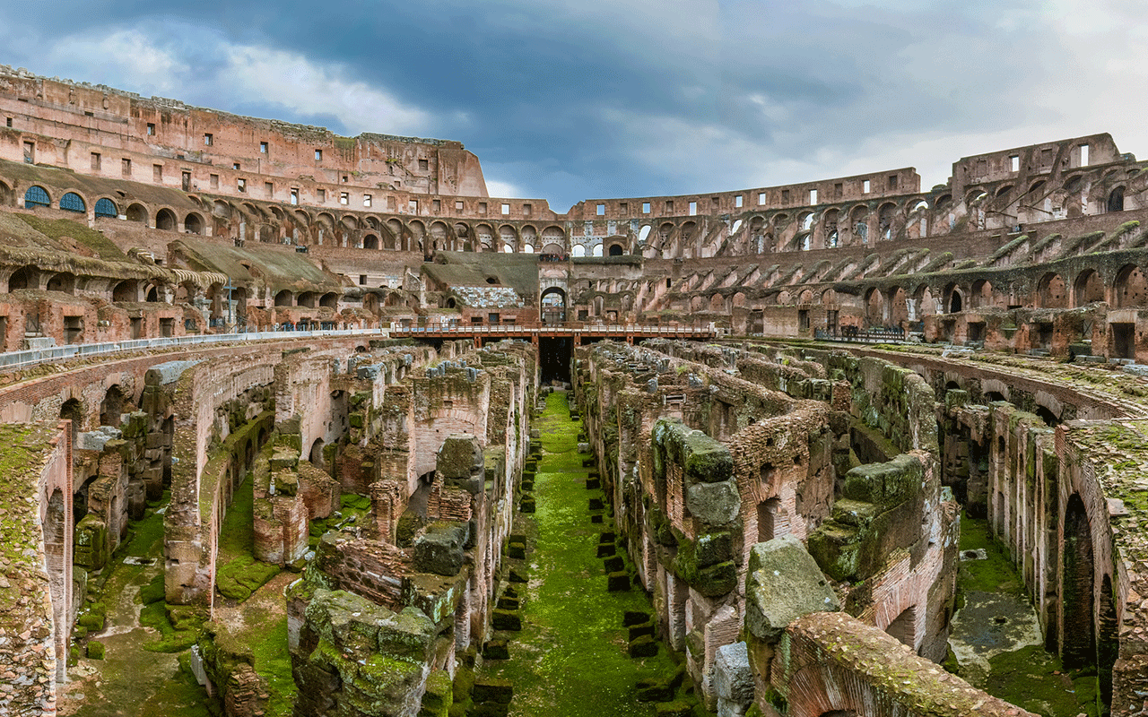 view of colosseum arena