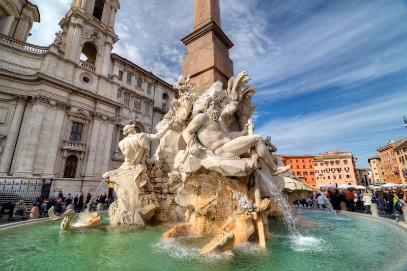 Read more about the article The Fountain of the Four Rivers in Piazza Navona: Rome’s Baroque Marvel