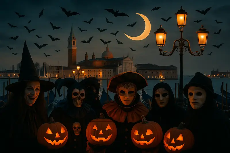 halloween in venice italy
